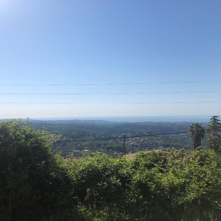 "Aux Balcons Du Riou" Avec Vue Mer 180 Degres Vence Luaran gambar