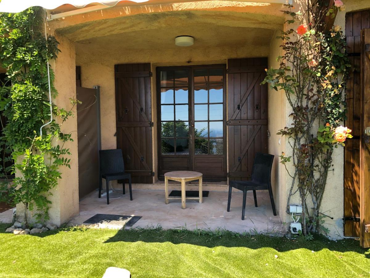 "Aux Balcons Du Riou" Avec Vue Mer 180 Degres Vence Luaran gambar