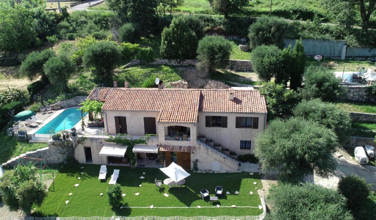 "Aux Balcons Du Riou" Avec Vue Mer 180 Degres Vence Luaran gambar